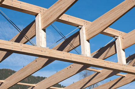 Duo / Trio and Glulam Beams in use